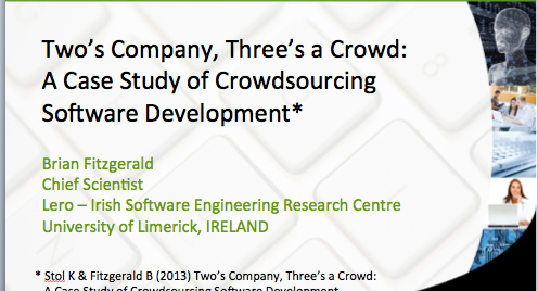 Invited Seminar at Open University, 3 Oct 2013